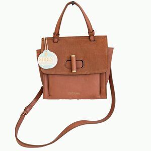 NWT SPARTINA 449 Siren Top Handle Crossbody Premium Natural Leather